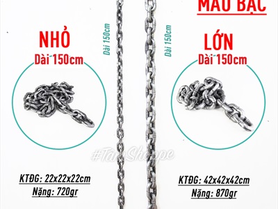 Đồ chơi xiềng xích nhựa hóa trang tù giam cổ xưa DOCHOI-HLW-03